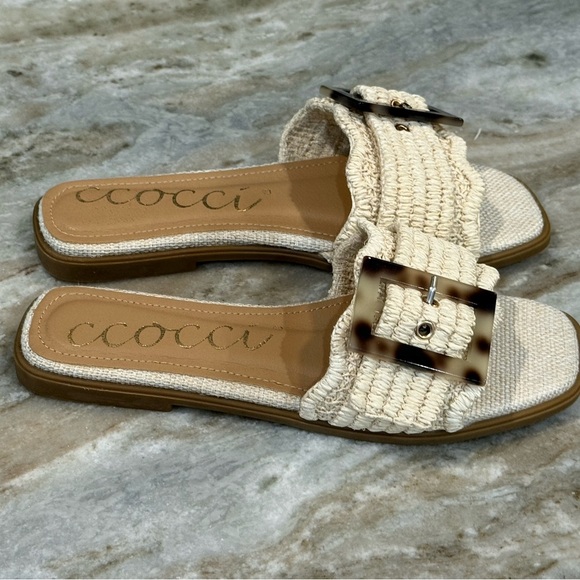 Women’s CCOCCI Leslie buckle slip on sandal- Size 5.5 - Picture 5 of 7